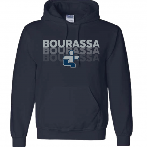 CHANDAIL À CAPUCHON EN MOLLETON AVEC LOGO RÉGIONAL SUR DEVANT